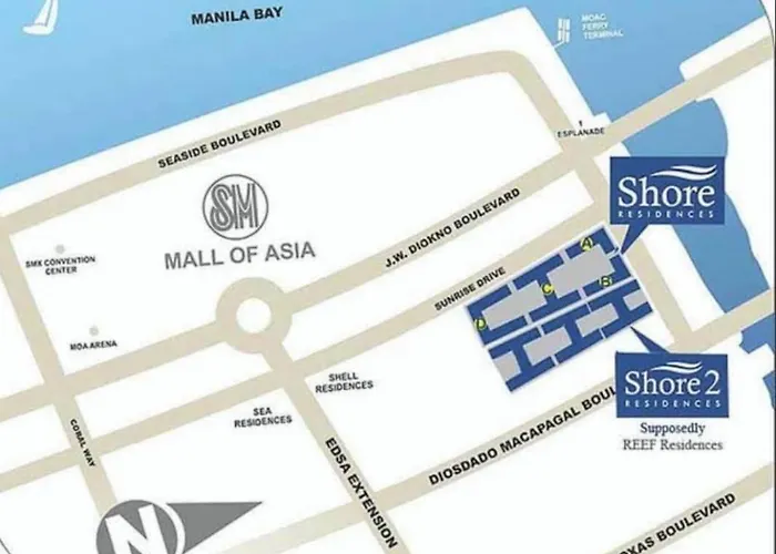 Aparthotel Moa Staycation Located In Shore1 And 2 Residences Pasay 3*