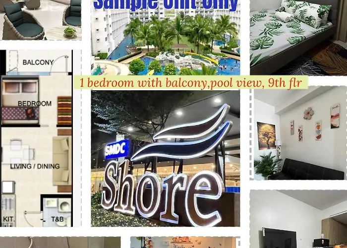 Moa Staycation Located In Shore1 And 2 Residences Pasay 3*